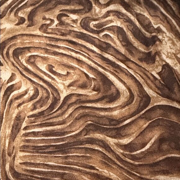 Jane Ashley Y2K Brown Swirl Maxi Dress Size Medium - Picture 6 of 6